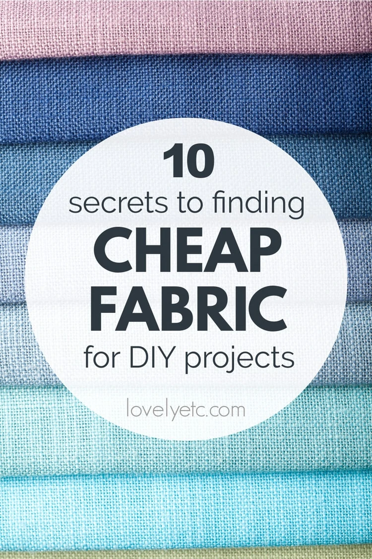 cheap textiles projects