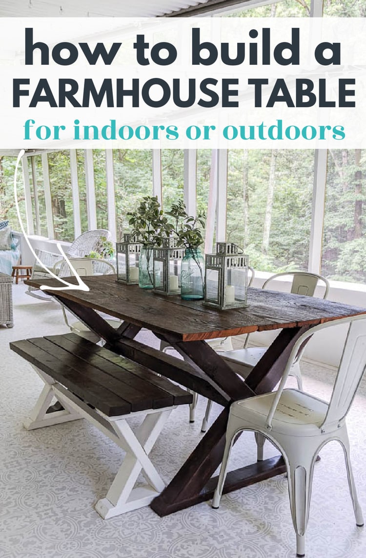 How To Build X Table Legs