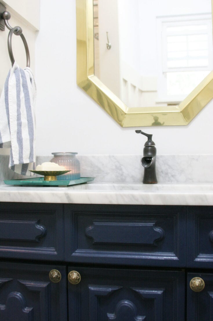 Image for Makeover a Vanity with Paint and make it Taller and Deeper