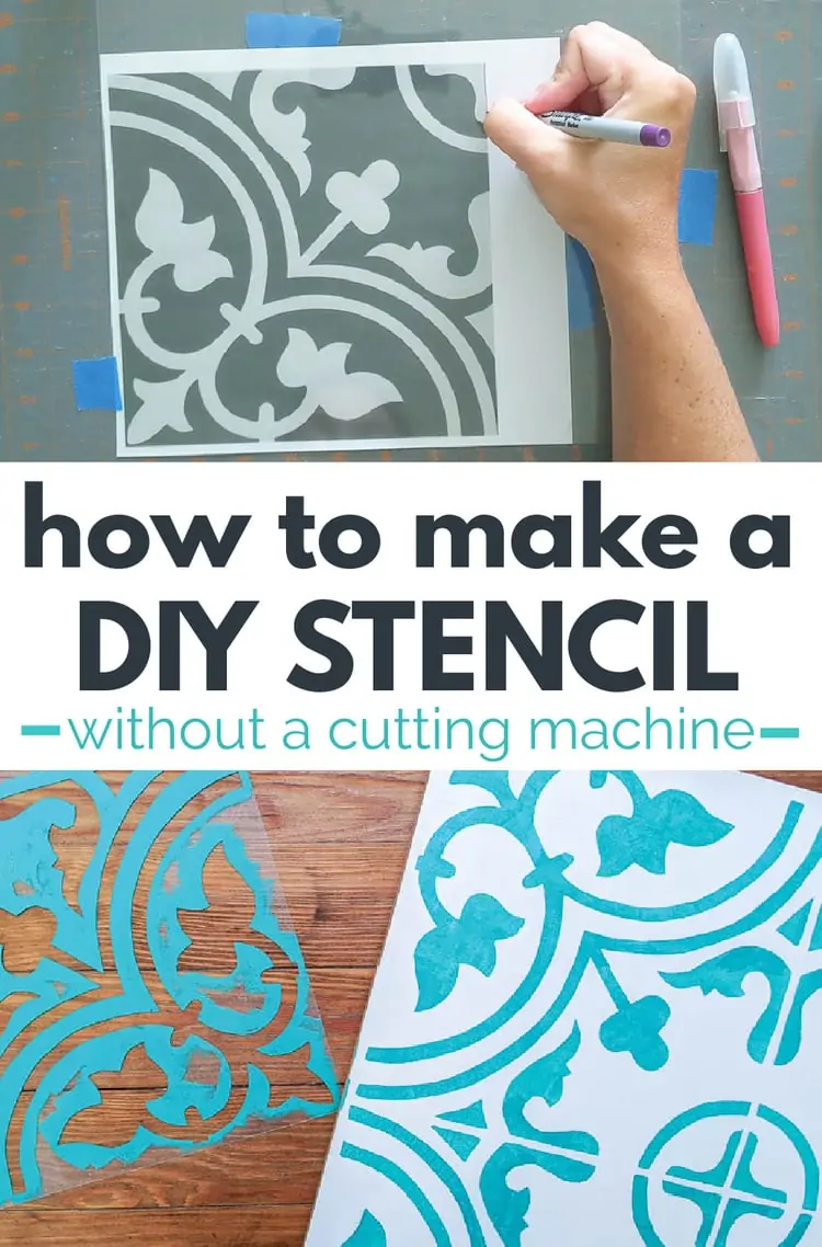 Make This: How to Stencil Fabric Using Vinyl