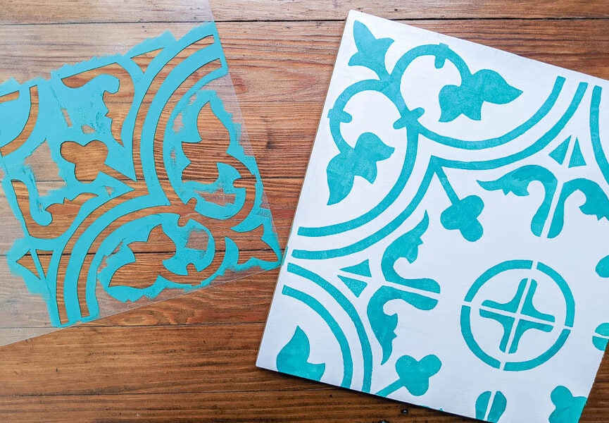 How to stencil a repeat pattern