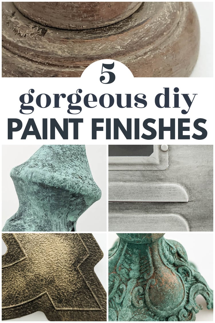 gorgeous paint finishes pin with text