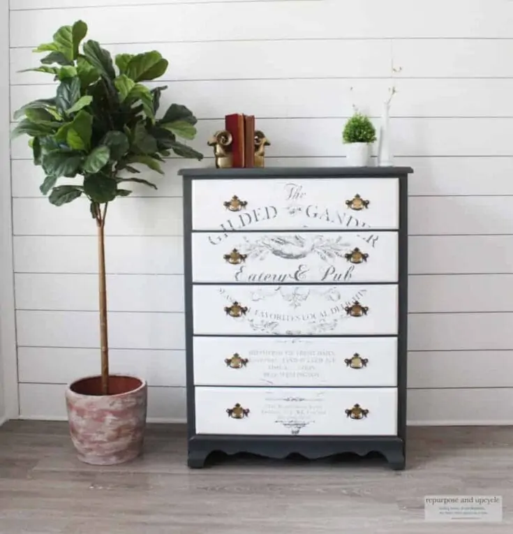 safari painted dresser