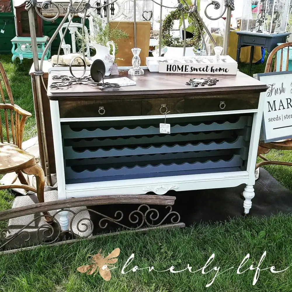 safari painted dresser