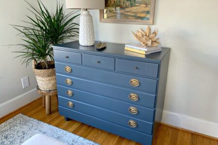 51 Painted Dresser Ideas For Dressers Of All Shapes And Styles Lovely Dresser Navy Thumb 2 450x299