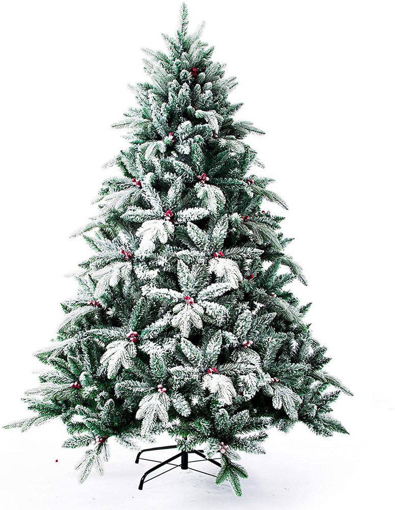 15 Flocked Christmas Trees for Any Budget