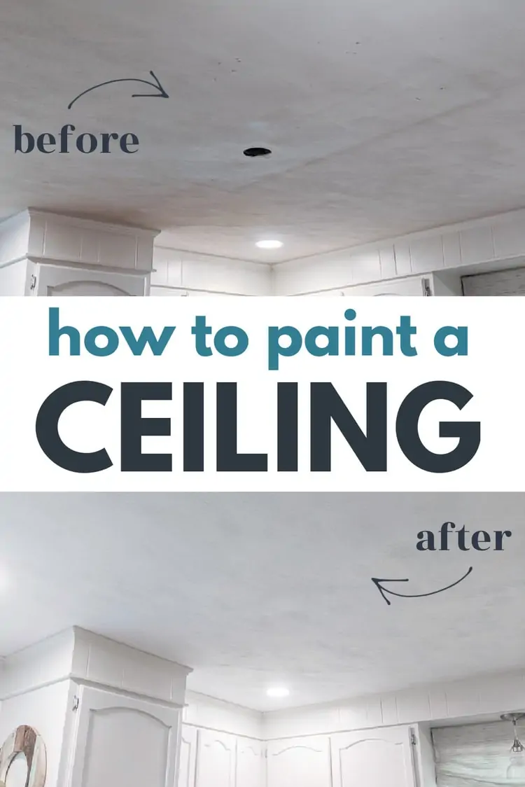 How To Paint A Textured Ceiling And Get