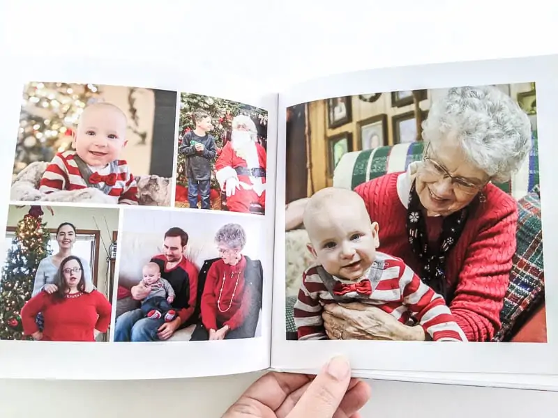 Christmas Photo Book Album for Photographers, Christmas Photo