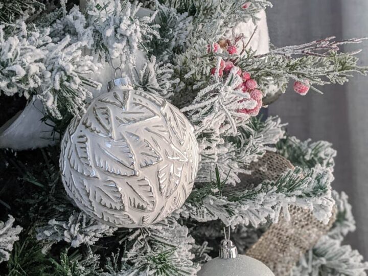 Wire Mesh Set of 2 Stars And 2 Balls Xmas Christmas Tree Hanging Decoration 