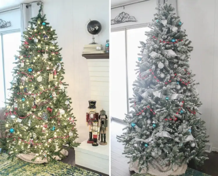 Christmas trees from 2013 and 2014 that aren't very noteworthy or attractive.