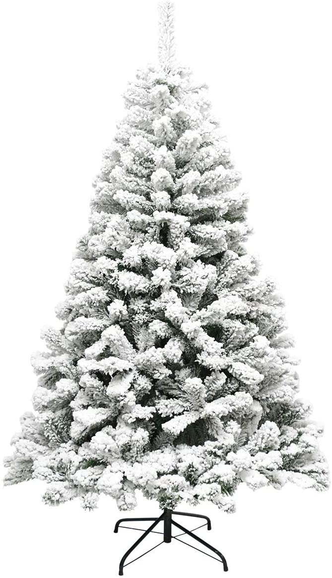15 Flocked Christmas Trees for Any Budget Lovely Etc.