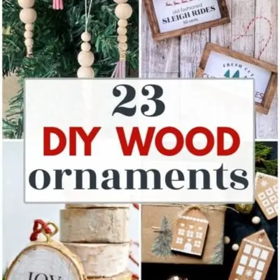 Easy Wood Christmas Ornaments to DIY