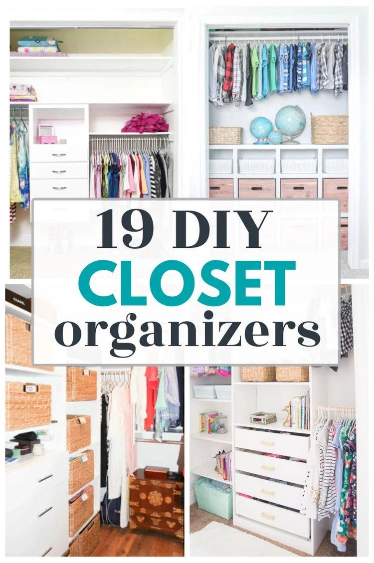 Arena Ellendig Benodigdheden 19 DIY Closet Organizer Ideas to Organize Any Closet