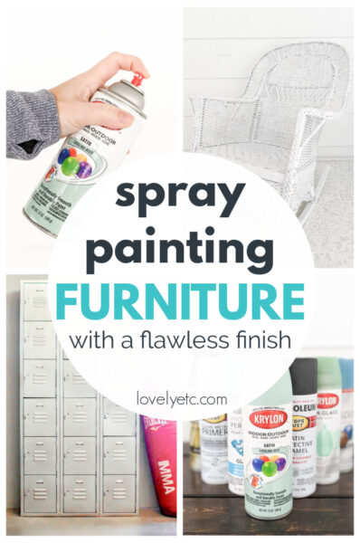 How to Spray Paint Furniture with a Flawless Finish