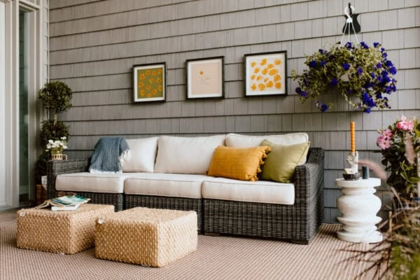Outdoor furniture for shop screened in porch