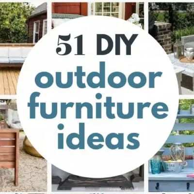 51 DIY Outdoor Furniture Ideas that are both beautiful and functional