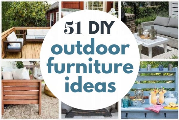 51 DIY Outdoor Furniture Ideas that are both beautiful and functional