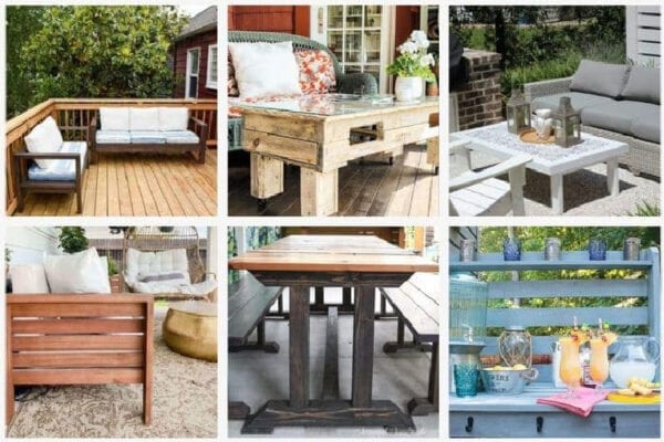 51 DIY Outdoor Furniture Ideas that are both beautiful and functional