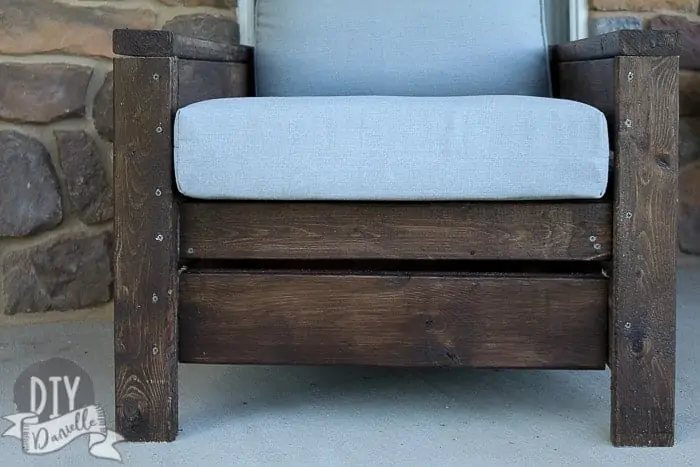 DIY Chunky Outdoor Chair