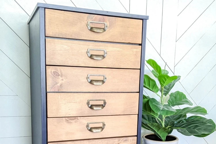 finished apothecary cabinet