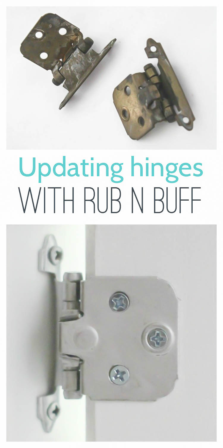 How to Update Hinges With Rub n Buff Lovely Etc.