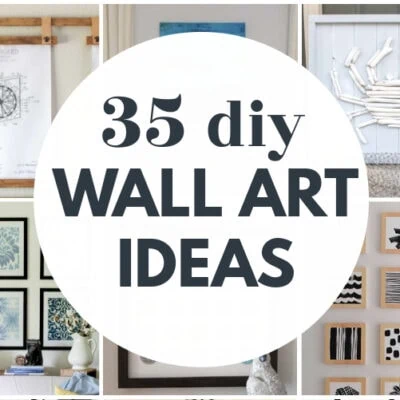 35 Cheap and Easy DIY Wall Art Ideas