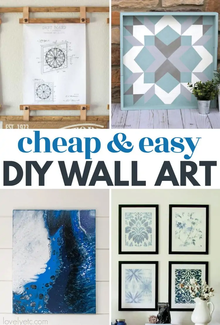 Canvas Painting Ideas: 35 Beautiful Ways To Make Wall Art At Home Even If  You Aren't Crafty