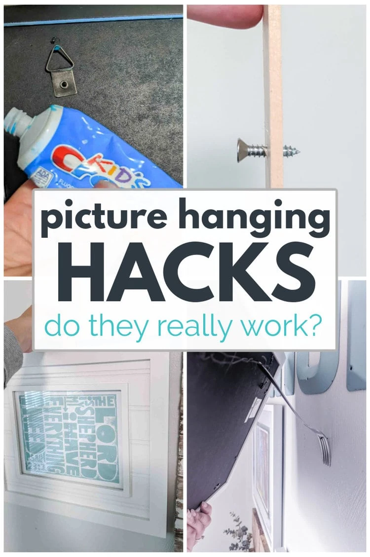 Picture Hanging Hack: How to Hang a Picture Straight