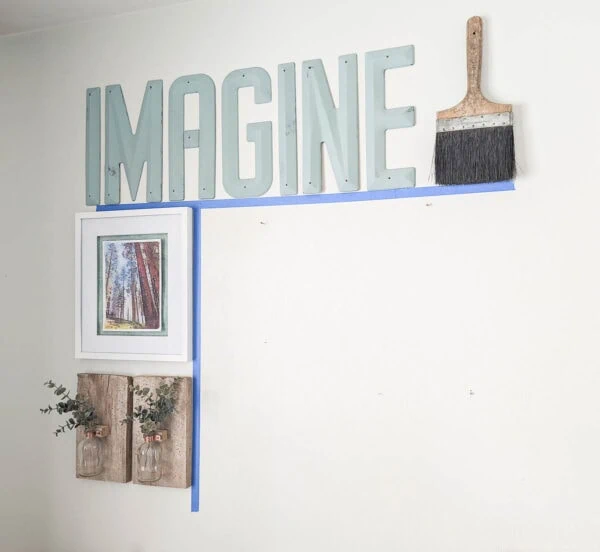 Picture Hanging Hack: How to Hang a Picture Straight