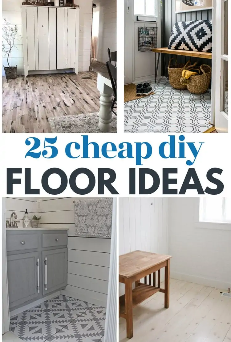 25 Cheap Diy Flooring Ideas That Will
