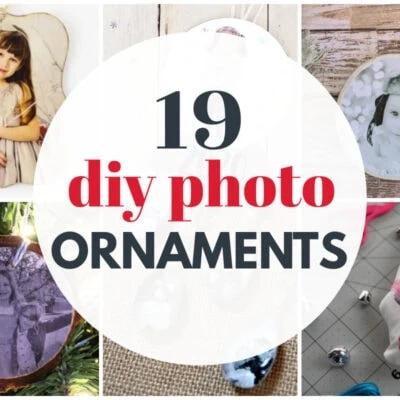 19 Creative DIY Photo Ornaments that Anyone Can Make