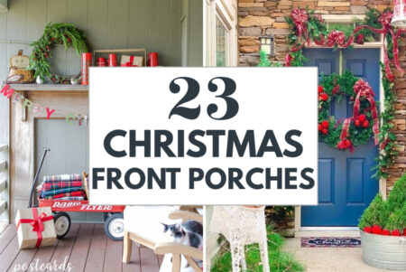Christmas front porches.