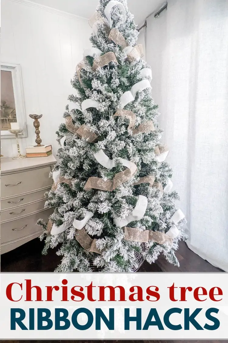 HOW TO PUT RIBBON ON A CHRISTMAS TREE