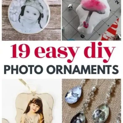 19 Quick and Easy DIY Photo Ornaments