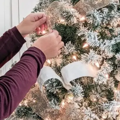 Best Way To Put Ribbon On A Christmas Tree