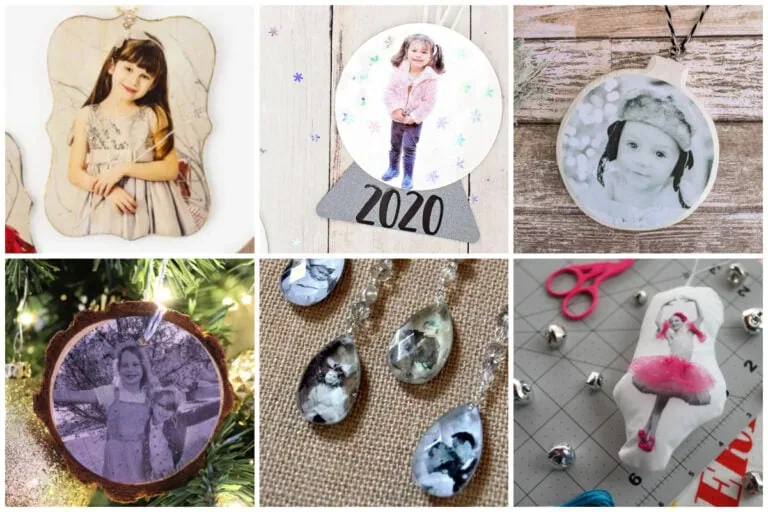19 Creative DIY Photo Ornaments that Anyone Can Make
