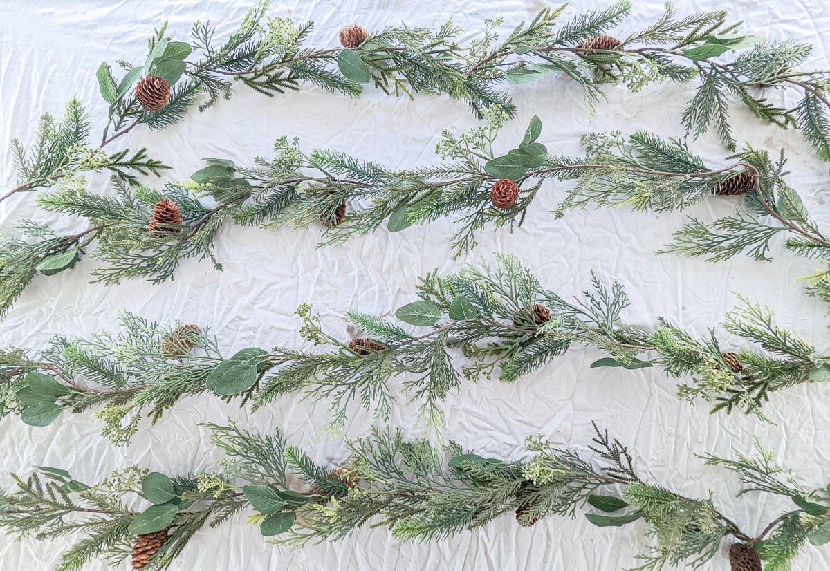 How to Flock Garland to Create Beautiful Christmas Decor