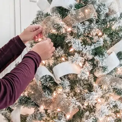 How to Put Ribbon on a Christmas Tree: The Best and Easiest Method