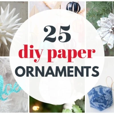 25 Simple and Beautiful DIY Paper Christmas Ornaments