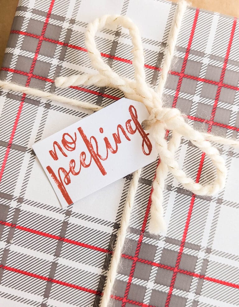 Free Printable Black and White Christmas Gift Tags
