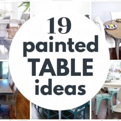 19 Beautiful DIY Painted Table Ideas You Can Easily Recreate