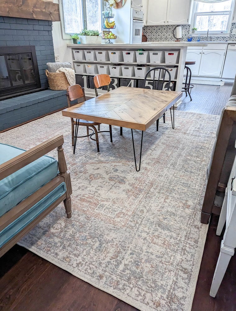 How my inexpensive washable rug is really holding up after nine months