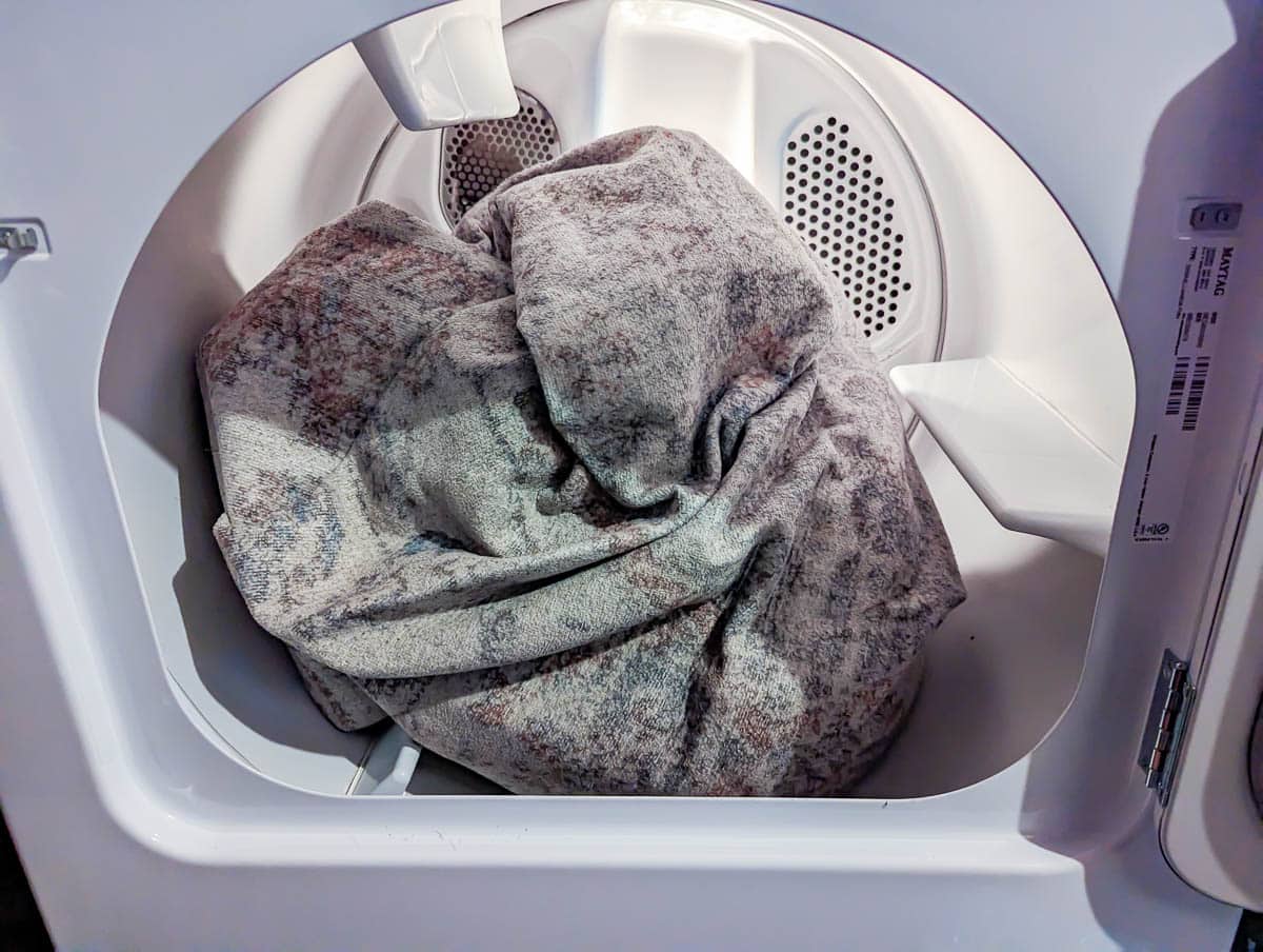 How my inexpensive washable rug is really holding up after nine months