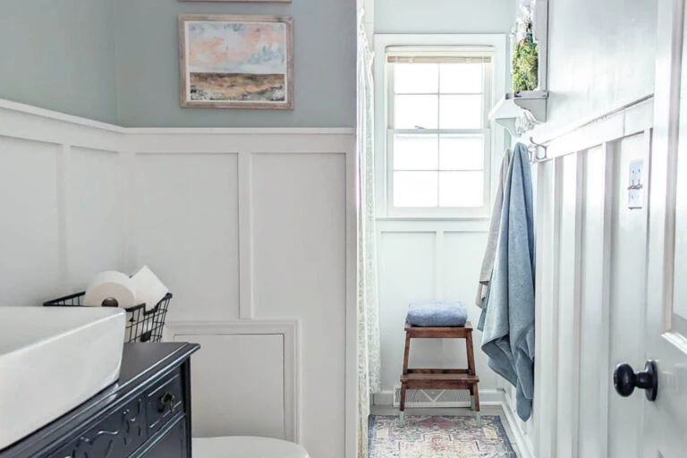 Quick and Easy Bathroom Makeover Using Only Paint and Accessories