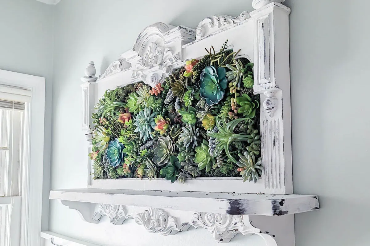 DIY- How To Make A Framed Craft Moss Decor