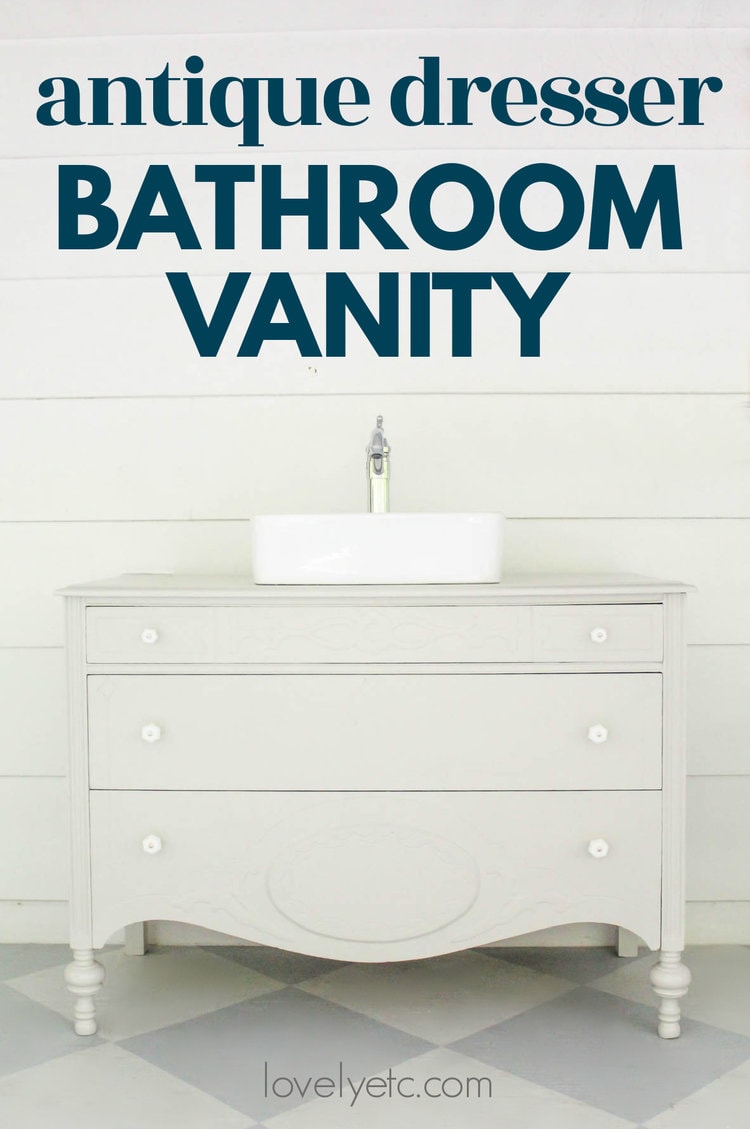 How to turn a dresser into a bathroom vanity: What you really need to know