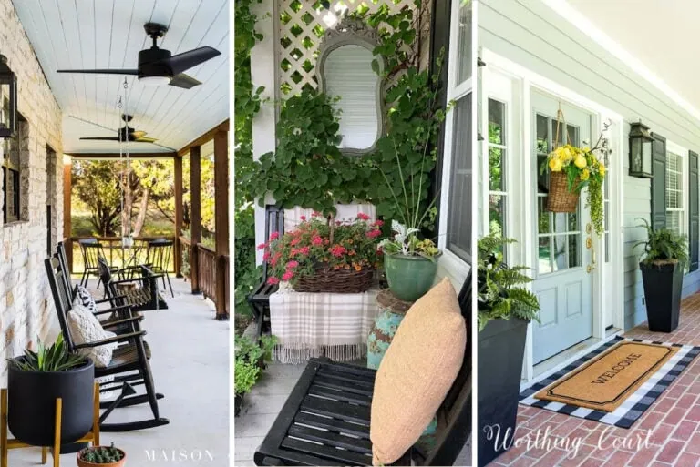 19 Beautiful and Affordable Front Porch Decorating Ideas
