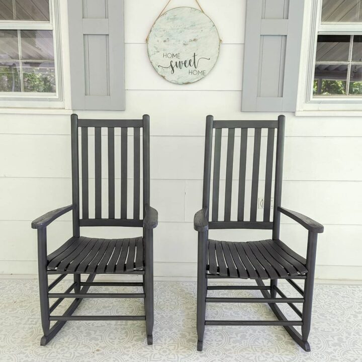painted rocking chairs