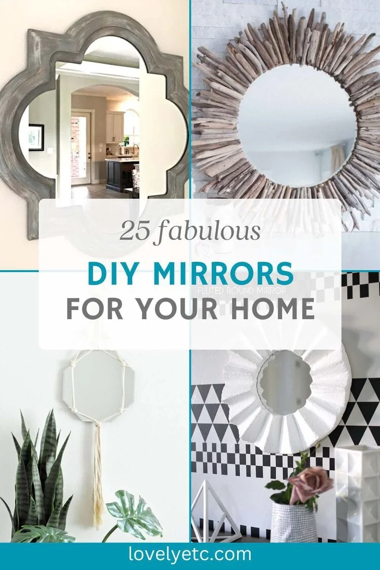 diy mirrors pin collage with text