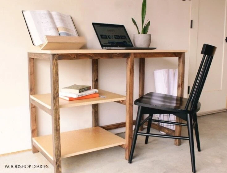 vintage homework desk